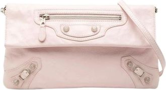 Balenciaga Pre-owned Clutches, female, Pink, Size: ONE SIZE Pre-owned Vintage Crossbody Bag