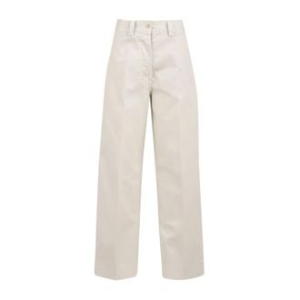 Aspesi Broeken, Dames, Beige, S, Natuurlijke Broeken voor Vrouwen