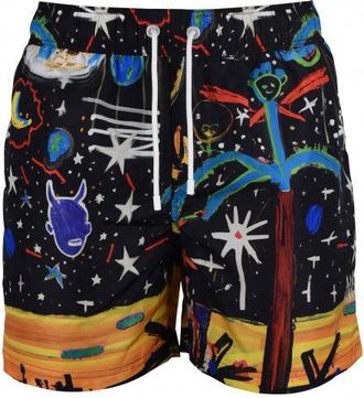 Palm Angels Palmgelen zwemmen kort