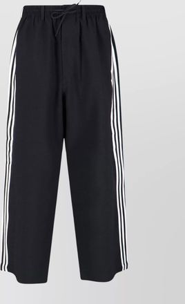 Yohji Yamamoto recycled polyester mid-rise wide-leg track pants