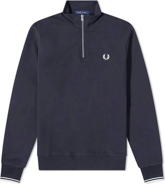Fred Perry Uomo, Felpe, Blu, XL, new