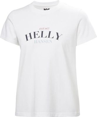 Helly Hansen Core Graphic T-Shirt 2.0 T-Shirt f&uuml;r Damen | wei&szlig;