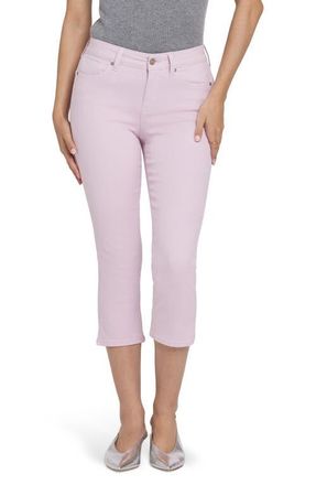 NYDJ Chloe Cool Embrace Side Slit Capri Jeans in Light Lilac at Nordstrom, Size 00