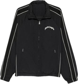 Palm Angels Kort gewatteerd jack - Heren - Sweatshirts & Hoodies - Zwart - Maat: M Zijde