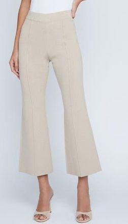 L'agence Ren Flare Leg Pants in Pale Khaki at Nordstrom Rack, Size X-Small