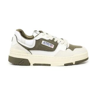 Autry Sneakers, male, Multicolor, Size: 10 US White Sneakers with Green Accents