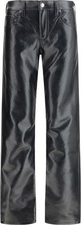 A Gold E Agolde Leather Womens Pants