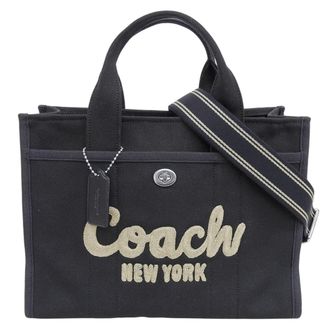 Coach Black Canvas Tote Bag (Pre-Owned)