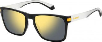 Polaroid Womens PLD-2139-S-PGC PLD 2139 S 56 PGC Sunglasses - Black - One Size