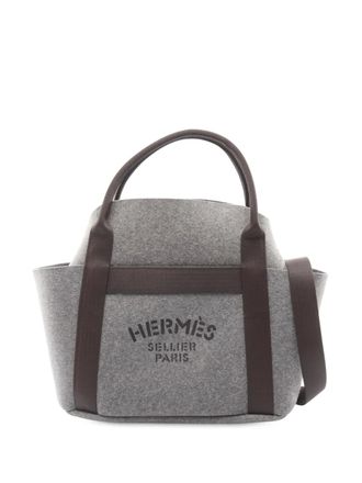 Hermès 2022 Feutre Sac de Pansage Groom Bag satchel - Grijs
