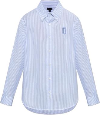 Marc Jacobs Shirt met streepjespatroon - Dames - Overhemden - Blauw - XS - Katoen - Overhemden