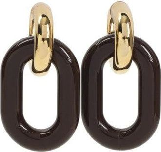 Marni Brown Brass Earrings