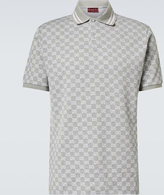 Gucci GG cotton pique polo shirt