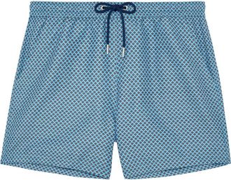 HOM Cappuccino Beach Boxer in Blue Print at Nordstrom, Size Xx-Large