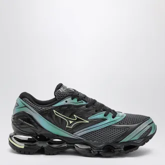 Mizuno Wave Prophecy sneakers in Black Sand / Grossular Green / Black