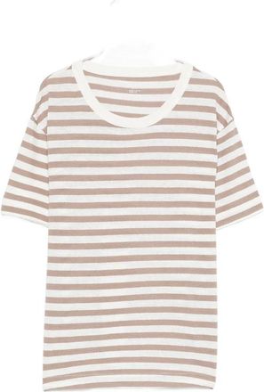 Majestic Filatures Striped Short-sleeve T-shirt