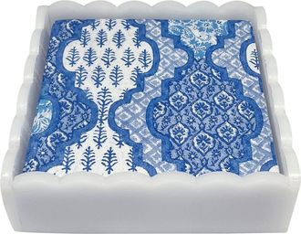 Mariposa Proven&ccedil;al Napkin Holder Set in White at Nordstrom