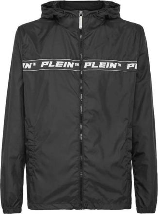 Philipp Plein Heren, Jassen, Zwart, Maat: 2XL Nylon