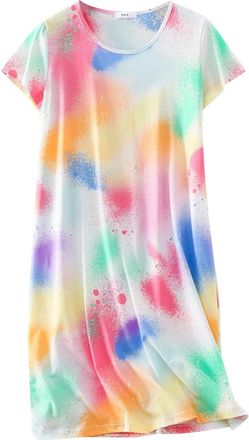 Generic Nightshirts For Women Plus Size - Cotton Nighties For Older Ladies Short Sleeve - Sleepwear Sets Nightdresses & Nightshirts Ladies Night Shirts Nightw