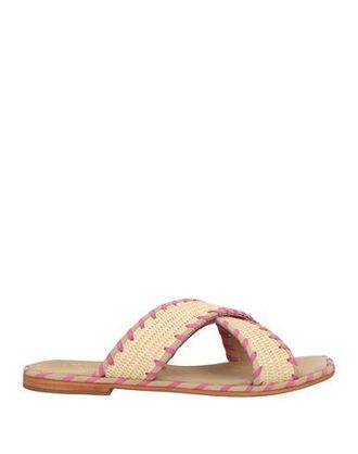 Colors Of California CRISS CROSS SANDAL IN RAFFIA
