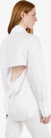 Patrizia Pepe Camicia in cotone over bianca