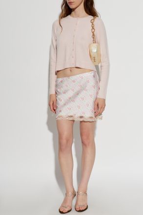 LoveShackFancy Short Skirt Bernes, Womens, Pink