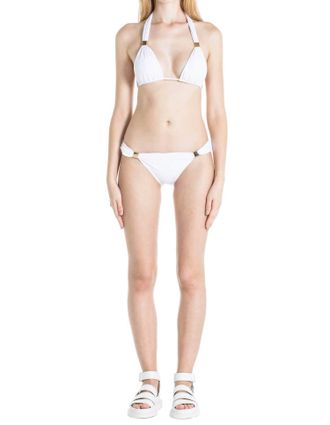 Sauipe Swimwear Nina Classic Brief Bikini Bottom In White