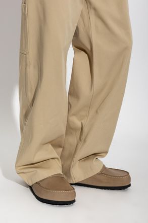 Birkenstock Naples Wrapped Shoes, Mens, Beige