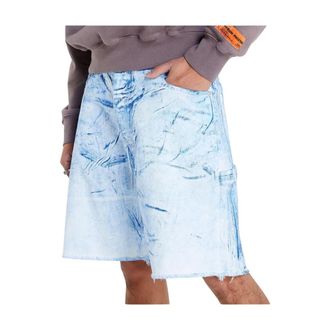 Heron Preston Heren, Korte broeken, Blauw, Maat: W29 Denim