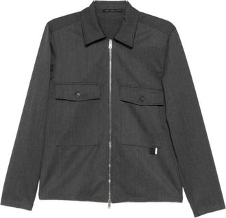 low brand Shirt Jacket - Heren - Zomerjassen - Grijs - 2XL - Jassen