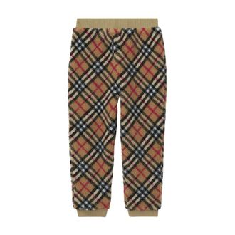 Burberry Trousers - male - Burberry - Sweatpants - Beige - 6 Y - Kids