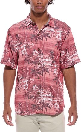 Tommy Bahama Sport Coconut Palmetta Islandzone Camp Shirt