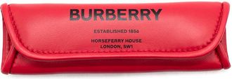 Burberry Bright Red Detachable Leather Lola Shoulder Pad