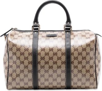 Gucci Pre-owned Gucci Medium GG Crystal Joy Boston Bag OU9NJY2WF2BQG5GK