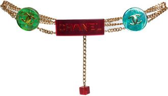 Chanel veelkleurige iriserende kettingriem