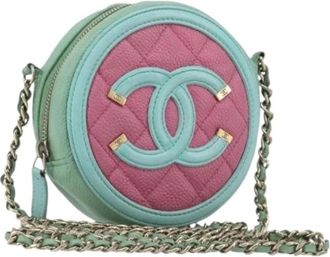 Chanel Pre-owned Mini Shoulder Bag - Dames - Vintage Mini Tas - Veelkleurig - ONE Size - Leer - Vintage