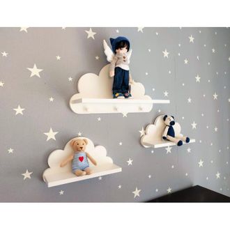 OEM Estanter&iacute;as Cloud, Juego De 3, Ibiza, Con Percha - Prestige