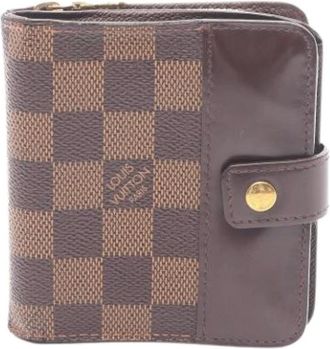 Louis Vuitton Pre-owned Wallets, female, Brown, Size: ONE SIZE Pre-owned Canvas Wallet
