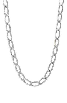 Effy Textured Link Necklace in White at Nordstrom Rack, Size 18