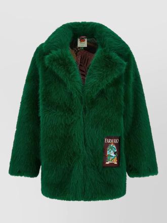 Farm Rio faux fur oversized coat