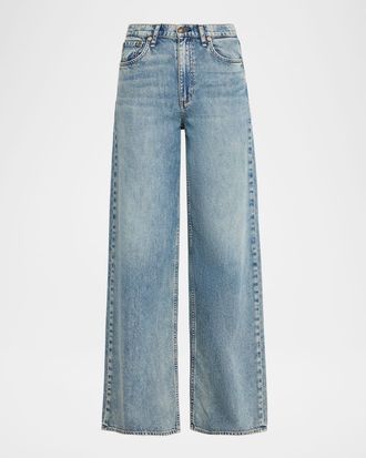 Rag & Bone Featherweight Sofie Wide-Leg Jeans