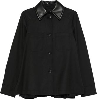Sportmax Superbo Shirt - Dames - Overhemden - Zwart - S - Katoen - Overhemden