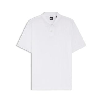 HUGO BOSS Hugo, Polo Shirts, male, White, Size: XL Polo manica corta