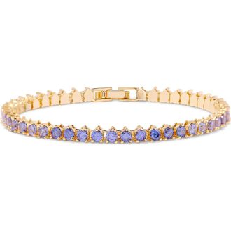 Brook & York Isabella Birthstone Tennis Bracelet in Gold-June at Nordstrom