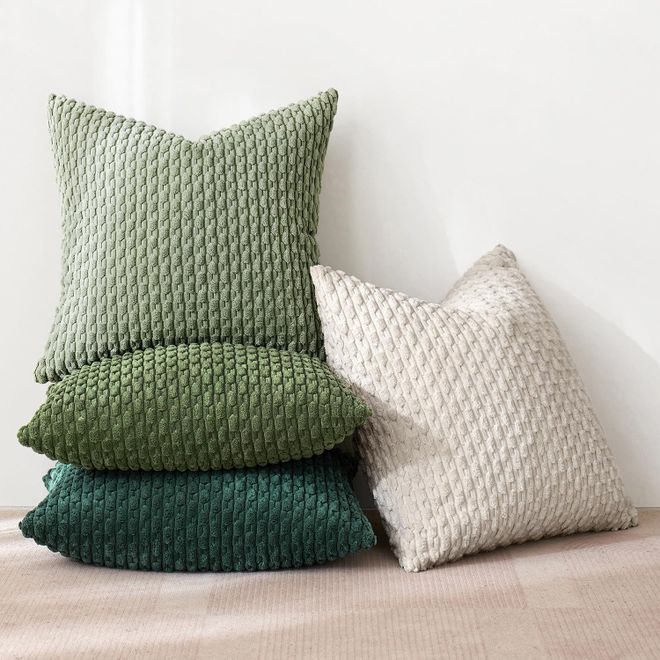 Miulee 4er Set Kordsamt Kissenbezüge Kissenbezug Dekorative Kissenhülle Moderne Sofakissen Kissen Zierkissen Couchkissen für Sofa Dekokissen Wohnzimmer Schla ab 29,49 €