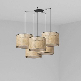 Netlighting Mambo Cluster Pendant Ceiling Light Beige E27