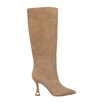 Alma En Pena Metallic Detail Boot - female - ALMA EN PENA - Heeled Boots - Beige - 3 UK - Shoes