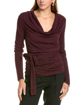 Nicholas Demitria Scarf Cowl Neck Top