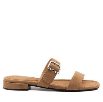 Andrea Gomez Frida Suede Sandal in Camel at Nordstrom, Size 40.5
