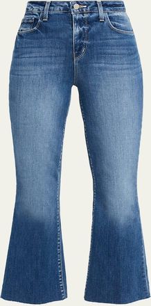 L'agence Kendra High Rise Crop Flare Jeans